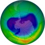 Antarctic Ozone 2007-09-18